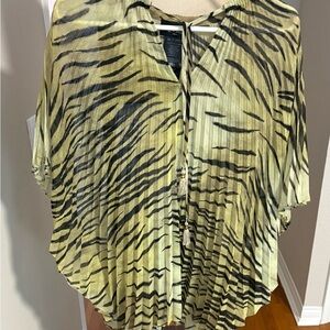 Etro Black and Cream Striped Women's Tunic